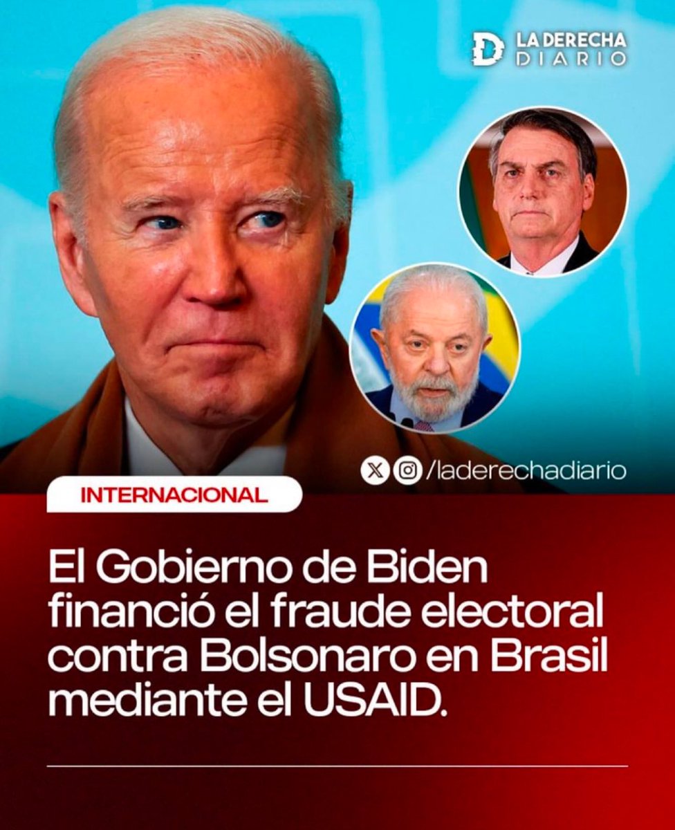 Eduardo Bolsonaro🇧🇷 (@bolsonarosp) on Twitter photo Está em todos os jornais internacionais.
"Too big to hide"
* Via <a href="/laderechadiario/">La Derecha Diario</a> Está em todos os jornais internacionais.
"Too big to hide"
* Via <a href="/laderechadiario/">La Derecha Diario</a>