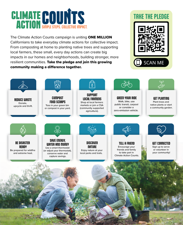 California ReLeaf (@calreleaf) on Twitter photo Do you know about <a href="/CalVolunteers/">California Volunteers</a>
Climate Action Counts campaign? It's uniting One Million Californians in climate action! 🌎🌳🙌
Learn how you can have your tree planting work counted and ways your organization can participate by visiting 👉 climateactioncounts.com Do you know about <a href="/CalVolunteers/">California Volunteers</a>
Climate Action Counts campaign? It's uniting One Million Californians in climate action! 🌎🌳🙌
Learn how you can have your tree planting work counted and ways your organization can participate by visiting 👉 climateactioncounts.com