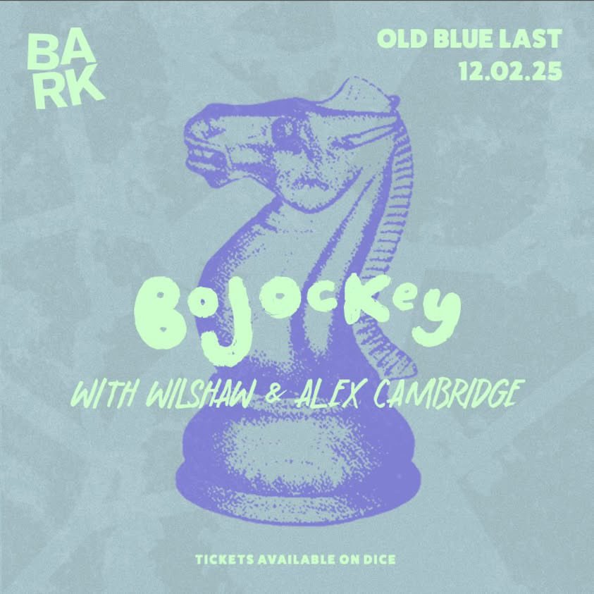 bark (@barknoise) on Twitter photo Brilliant lineup tonight at <a href="/theoldbluelast/">The Old Blue Last</a>:
@Bojockey_ - 9.30pm
<a href="/_wilshaw/">wilshaw</a> - 8.45pm
<a href="/alxcambridge/">Alex Cambridge</a> - 8pm
Tickets through Dice or you can get otd!
link.dice.fm/G9735bd7cce4 Brilliant lineup tonight at <a href="/theoldbluelast/">The Old Blue Last</a>:
@Bojockey_ - 9.30pm
<a href="/_wilshaw/">wilshaw</a> - 8.45pm
<a href="/alxcambridge/">Alex Cambridge</a> - 8pm
Tickets through Dice or you can get otd!
link.dice.fm/G9735bd7cce4