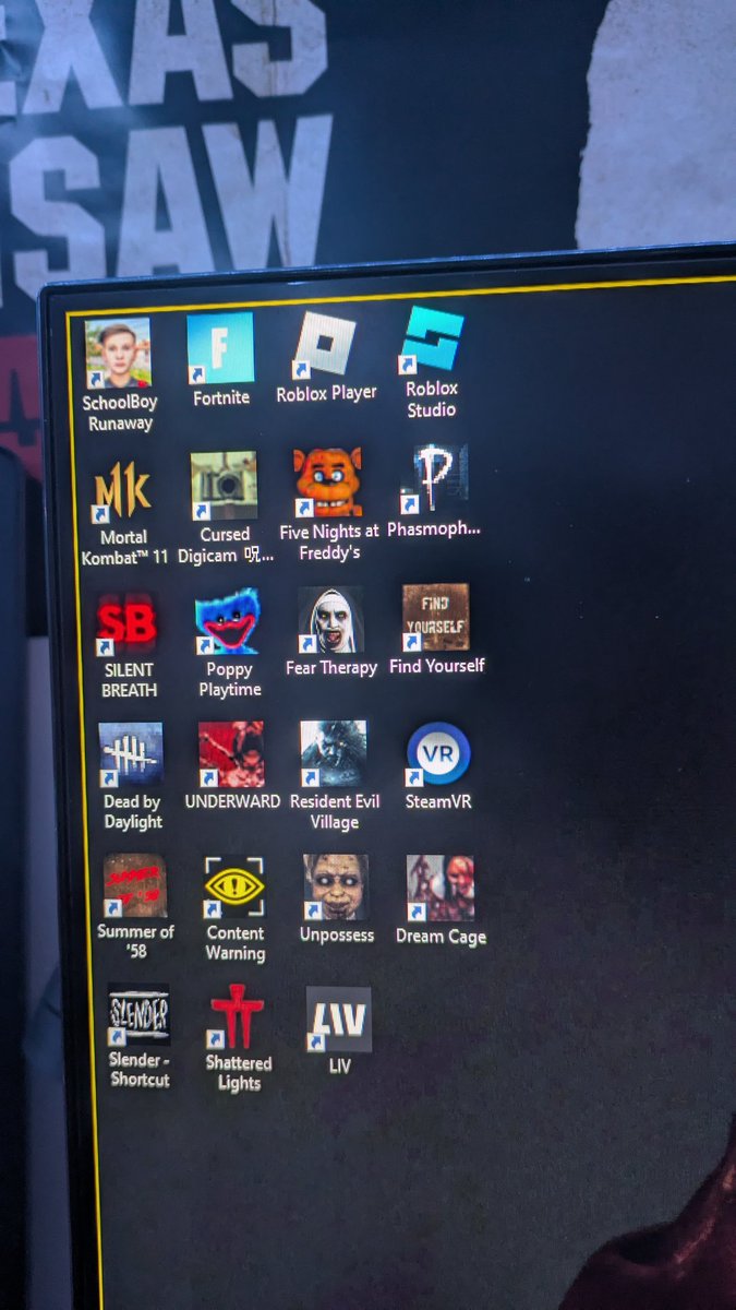 euphoricg5's tweet photo. Horror /variety streamers!
Show us your current desktop setup and what games you're repping right now! ๐ช๐ป๐ฎ
Drop those screenshots! ๐ค
Here's mine
#horrorgame
#horrorstreamers https://t.co/Oui1xG4sey
