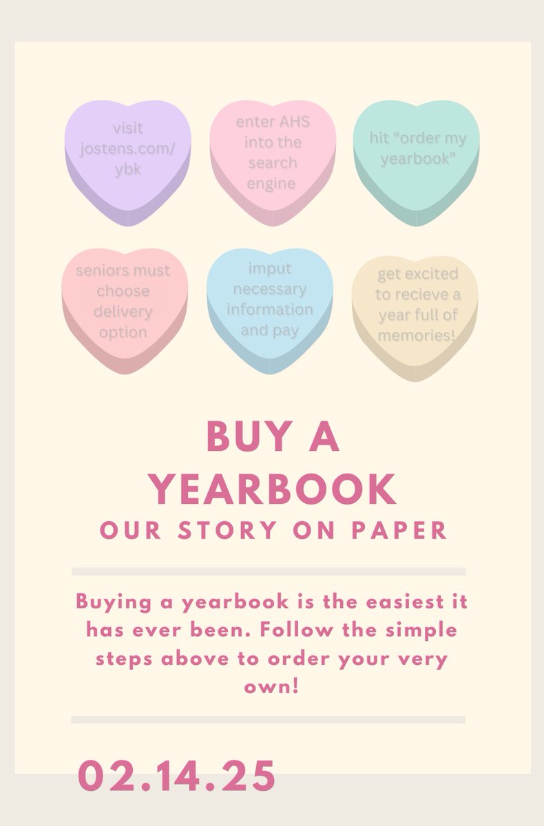 Buy your yearbooks! Just follows the steps below! 💖💖