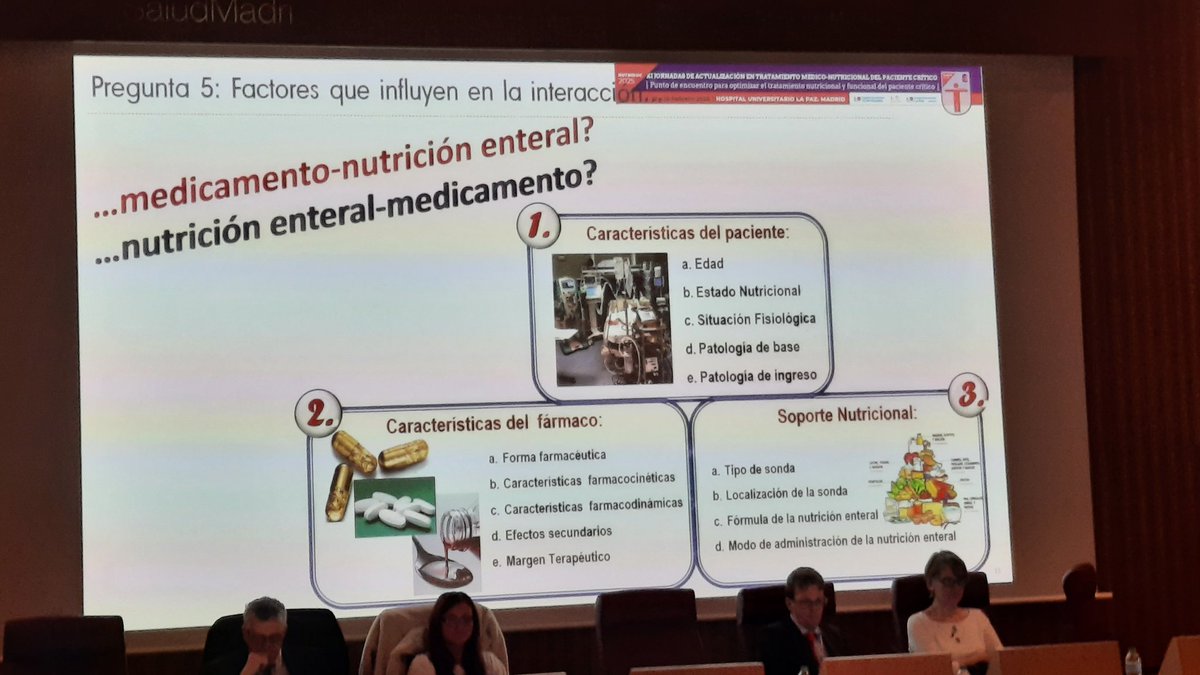 Fármacos y nutrición enteral por sonda. Un campo de mejora a trabajar en las unidades del paciente crítico #NUTRIDOC2025