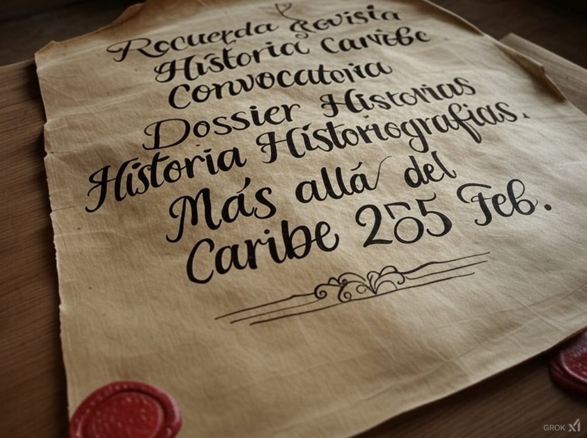 historiacaribe's tweet photo. No se te olvide participar en el Dosier Historia e Historiografías. Más allá del Caribe, con el cual se conmemoran los 30 años de @historiacaribe 
📆 Cierre 25 de Febrero 
Ver https://t.co/pYridPuUSg https://t.co/2R2cS3aNU2