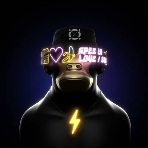 I’ve been rocking this #EAPES for 3 years, and it still blows me away every time. Not just by its beauty, but by what it represents. The way it glows in 3D is stunning, a truly NEXT LEVEL ⚡ vibe that stands out in any virtual world. Imagine this Ape in <a href="/OthersideMeta/">Othersidemeta</a>… and EAPES