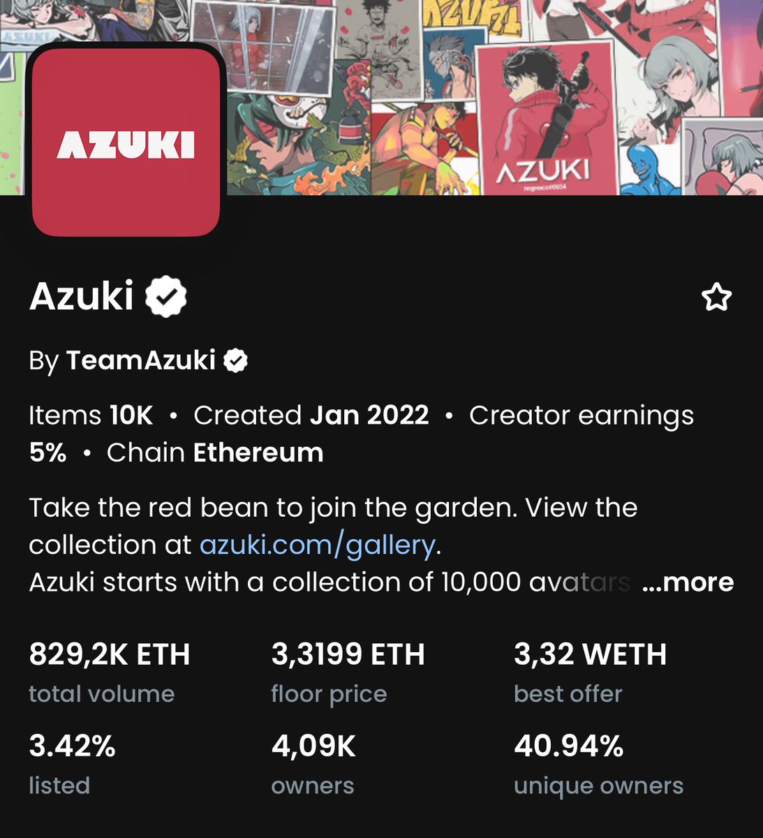 The #nft space is just not able to cleanse itself from all the scams, market manipulation abd whale mentality. It’s clear that @AZUK, just like countless other projects are artificially kept at bay. We need a reboot, or the community will never thrive.