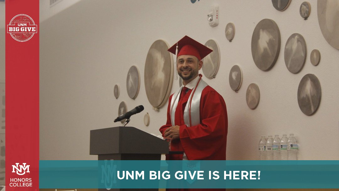UNM Honors (@unmhonors) on Twitter photo Ready, Set, GIVE! 🥳 Today, we ask that you consider supporting the Honors College. Your donation helps us foster curiosity, creativity, and community—the values we hold close. Donate now via the link in our bio! #UNMBigGive2025 Ready, Set, GIVE! 🥳 Today, we ask that you consider supporting the Honors College. Your donation helps us foster curiosity, creativity, and community—the values we hold close. Donate now via the link in our bio! #UNMBigGive2025