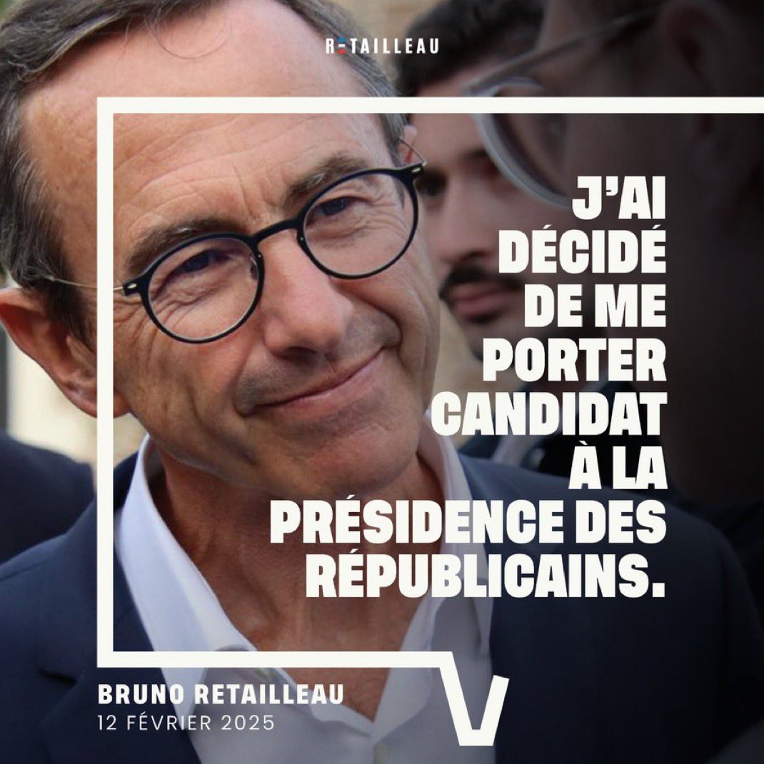 .<a href="/BrunoRetailleau/">Bruno Retailleau</a> candidat à la présidence des Républicains pour faire pour le parti ce qu’il fait à la tête du ministère de l’intérieur: parler vrai et agir vite.                                                 

Je soutiens avec force Bruno Retailleau pour faire gagner nos
