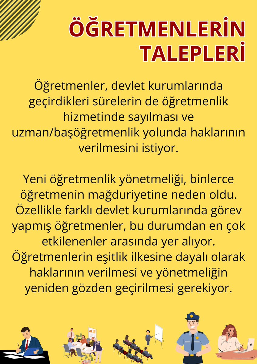 Bizler yok sayılmamalıyız #kariyerdeadaletistiyoruz