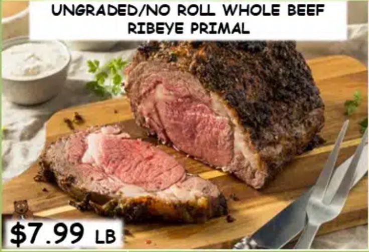 signalcc's tweet image. Wondering if someone could educate me a bit. This is a flyer for a local grocery store. What the heck does “no roll” mean?