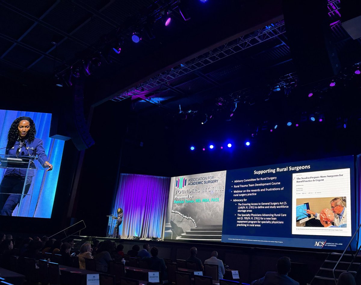 Jennifer F Tseng MD MPH (@tsengjennifer) on Twitter photo How can we support surgeons at every stage and in every location? <a href="/AmCollSurgeons/">American College of Surgeons</a> CEO <a href="/pturnermd/">Patricia L. Turner, MD, MBA, FACS</a> giving thoughtful <a href="/AcademicSurgery/">Assoc4AcademicSurgery</a> Founders Lecture
🙏Prez <a href="/DrCNClarke/">Callisia Clarke MD</a> #ASC2025 How can we support surgeons at every stage and in every location? <a href="/AmCollSurgeons/">American College of Surgeons</a> CEO <a href="/pturnermd/">Patricia L. Turner, MD, MBA, FACS</a> giving thoughtful <a href="/AcademicSurgery/">Assoc4AcademicSurgery</a> Founders Lecture
🙏Prez <a href="/DrCNClarke/">Callisia Clarke MD</a> #ASC2025