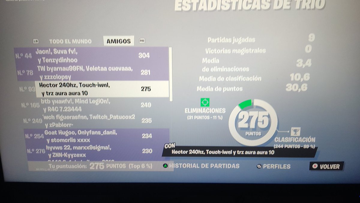 TOP 93 🇸🇦 LAST CHANCE W/<a href="/TOUCHFN/">T O U C H</a> <a href="/mxrcossfnr/">mxr</a>  ( 6 de 9 games cheater)