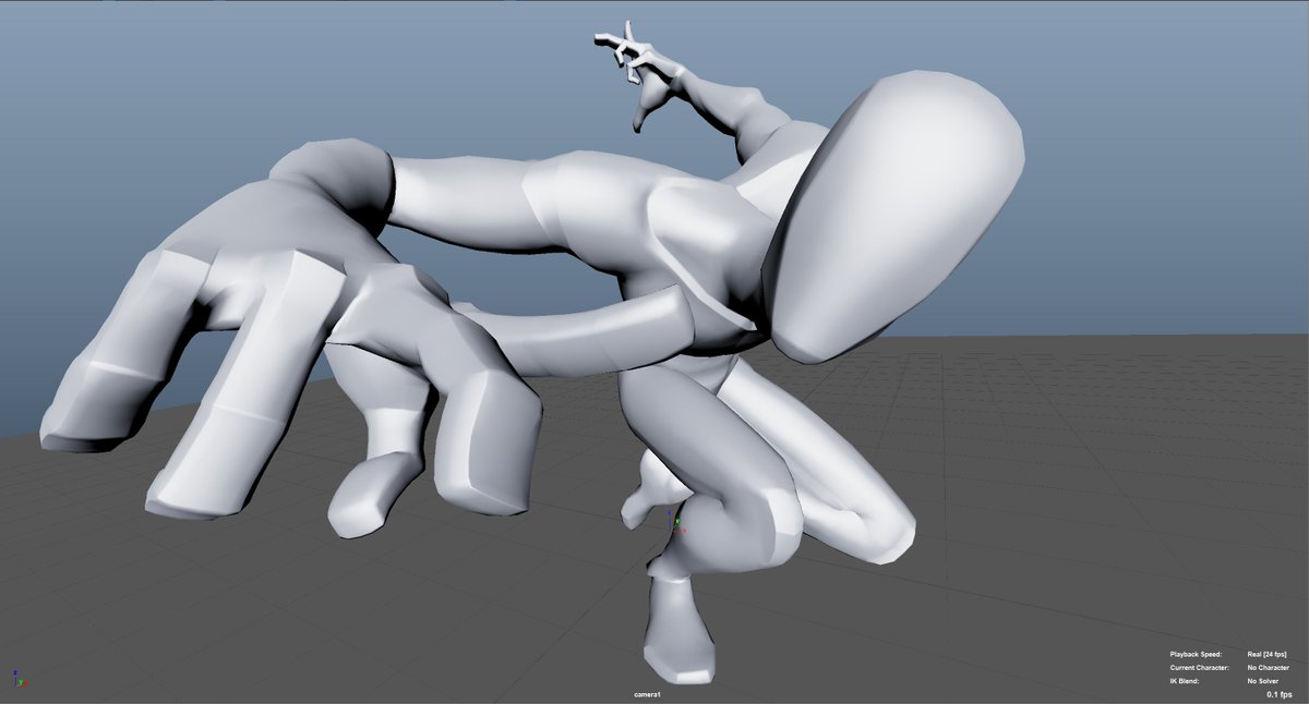 Pose study #maya #3D