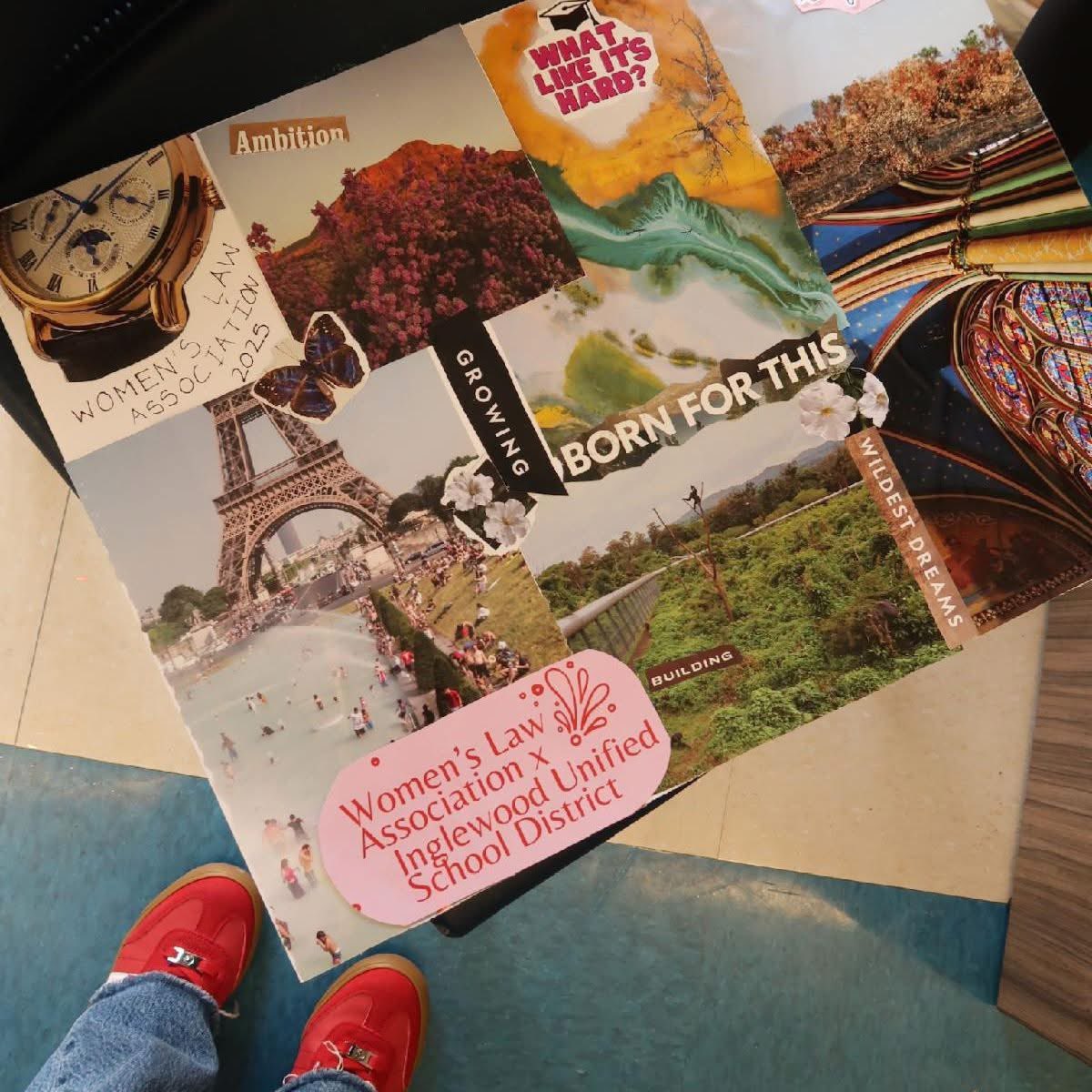 INGUSD's tweet photo. IUSD students participated in the Galentine’s Day Vision Board event as part of the Loyola Marymount Women’s Law Mentorship Program! Students set 2025 goals alongside Loyola Law School mentors, turning visions into reality! https://t.co/vAS6cA0cQp