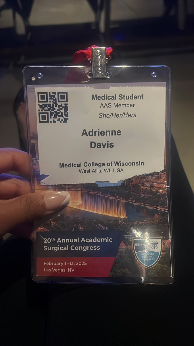Adrienne_PDavis's tweet image. My second #ASC and my last as a medical student
.
.
