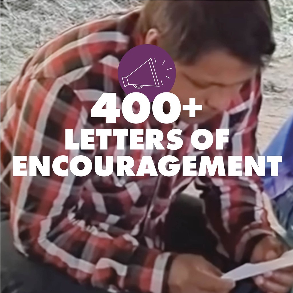 Recently, persecuted families in Mexico received more than 400 letters of encouragement from the Open Doors community around the world. Thank you! ❤️