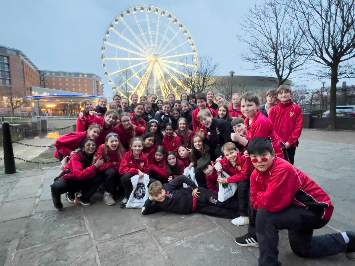 “There’s music EVERYWHERE in this city” the FAB TOUR is very much in full swing! #Liverpool #Wyverns <a href="/St_Faiths/">St Faith's Cambridge</a> <a href="/beatlesstory/">The Beatles Story</a>