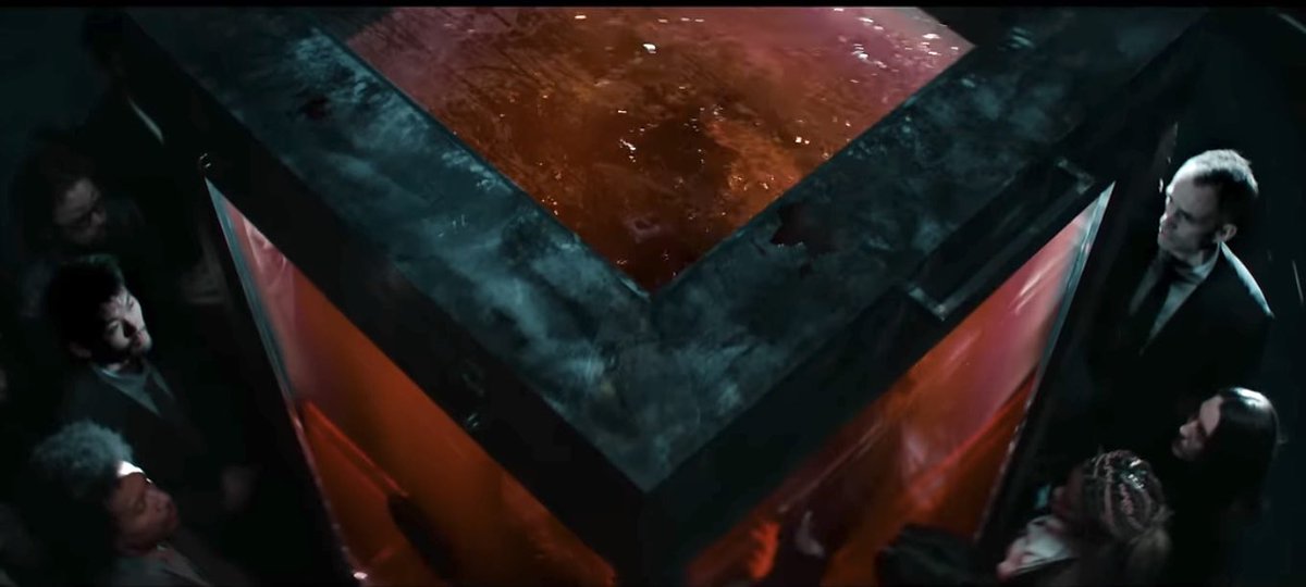 I’m still processing this. 

If you’ve noticed, the tank was open from above, yet he still felt trapped. His blood, seeping from his wounds, absorbed into the stage curtains. Left to drown, he eventually suffocated from the lack of oxygen. 

The industry drained him of