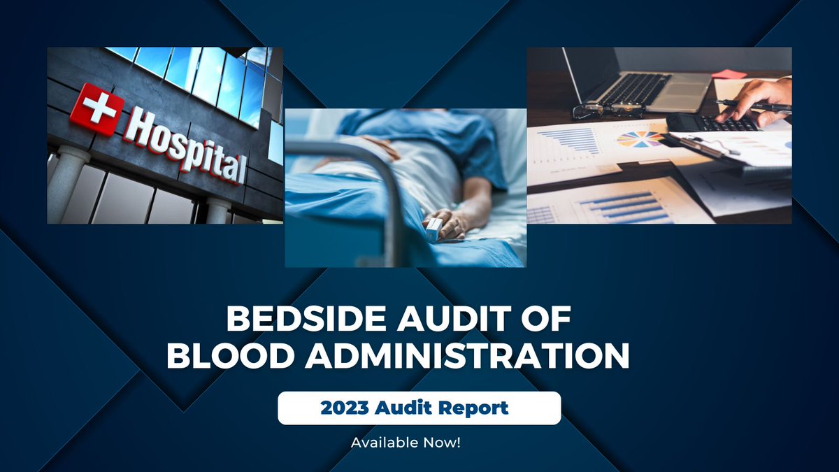 The 2023 Ontario Bedside Audit of Blood Administration (BABA) report is now available! We encourage Ontario hospitals to use this tool to monitor #QualityMetrics and meet #Accreditation requirements
buff.ly/48ml8Xh
#BloodAdministration