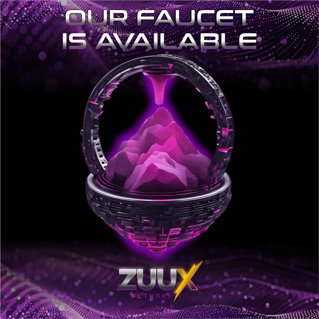 💧 Our Faucet is available! 💧

Start earning with Zuux Network! You can now claim your

🔹 Access the faucet and get your first Zuux Tokens.
🔹 Join the ecosystem and start exploring the possibilities.
🔹 **Take advantage of this opportunity for growth in the blockchain.

📢