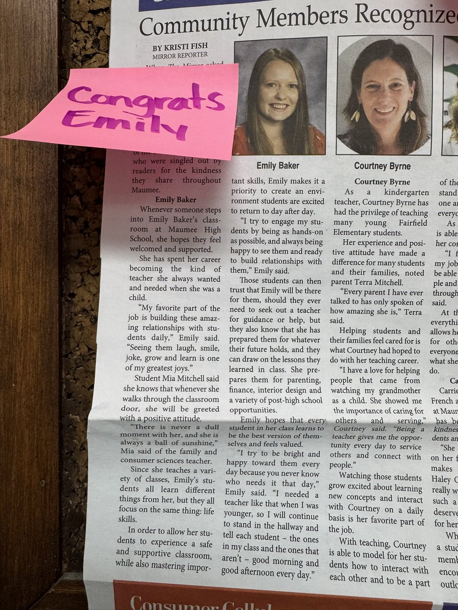 Oh, Mia!!! My heart!!! This was the sweetest and I am so honored!!! I wholeheartedly LOVE what I do!! 💗💜💛