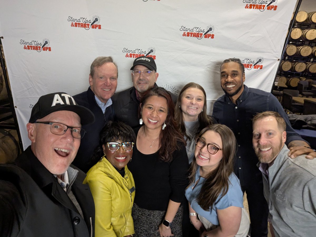 charlesepotts's tweet photo. Day 2 of our @ICBA #ThinkTECH Summit concluded with a fun opportunity for our current Accelerator (AP8) cohort to challenge their improv pitch skills at @standupsstartup 

#fintech #Innovation #communitybanks https://t.co/QKAvwneWdb