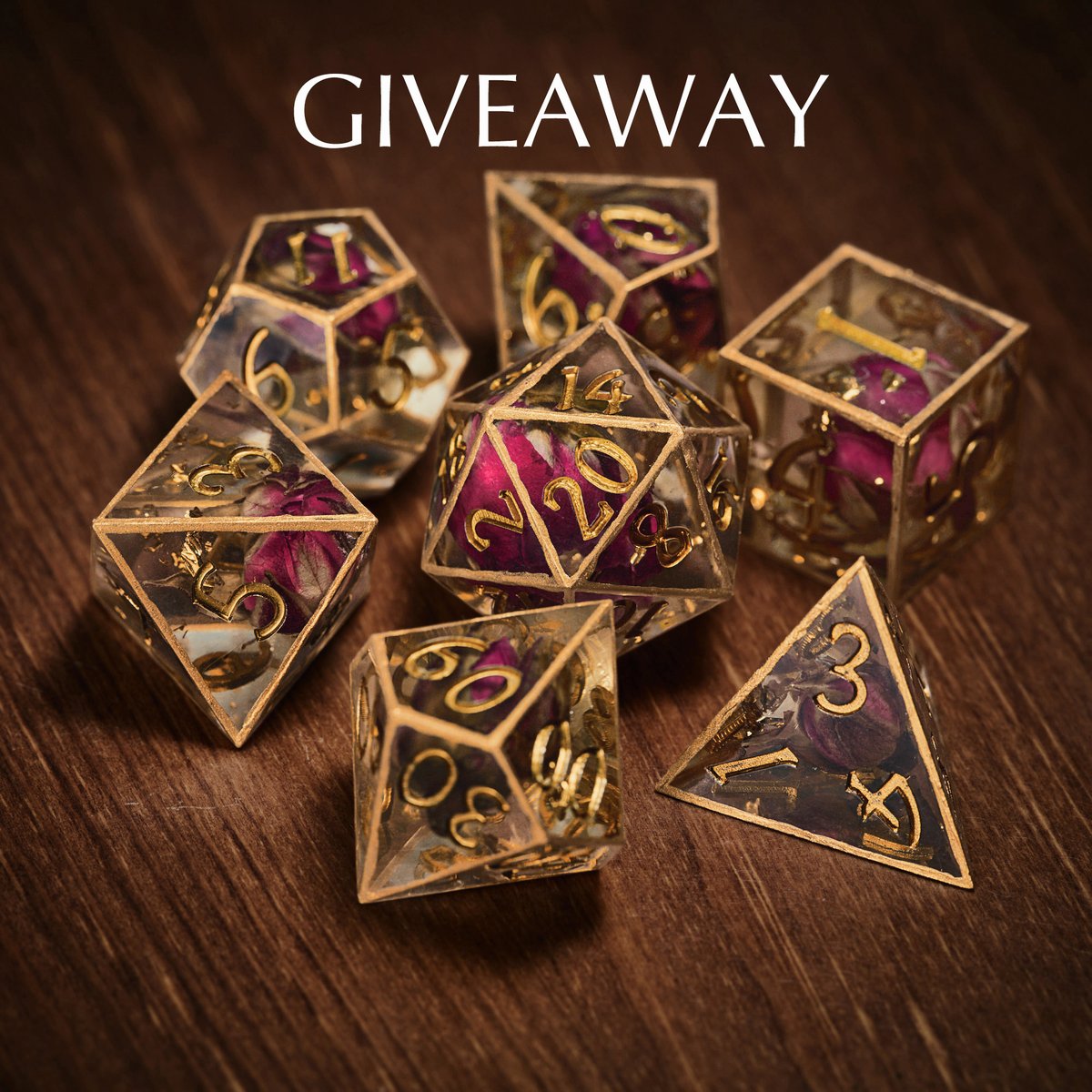 CrystalMaggie2's tweet image. 🌟GIVEAWAY🌟

We are going to give away a set of Gold Edged Rose Bud Glitter Resin Dice. 😍🌹❤️

Ends 2/18. Good luck guys!

To gain:
👉Follow me 
 ♥️ Like +🔁RT

#dnd #ttrpg