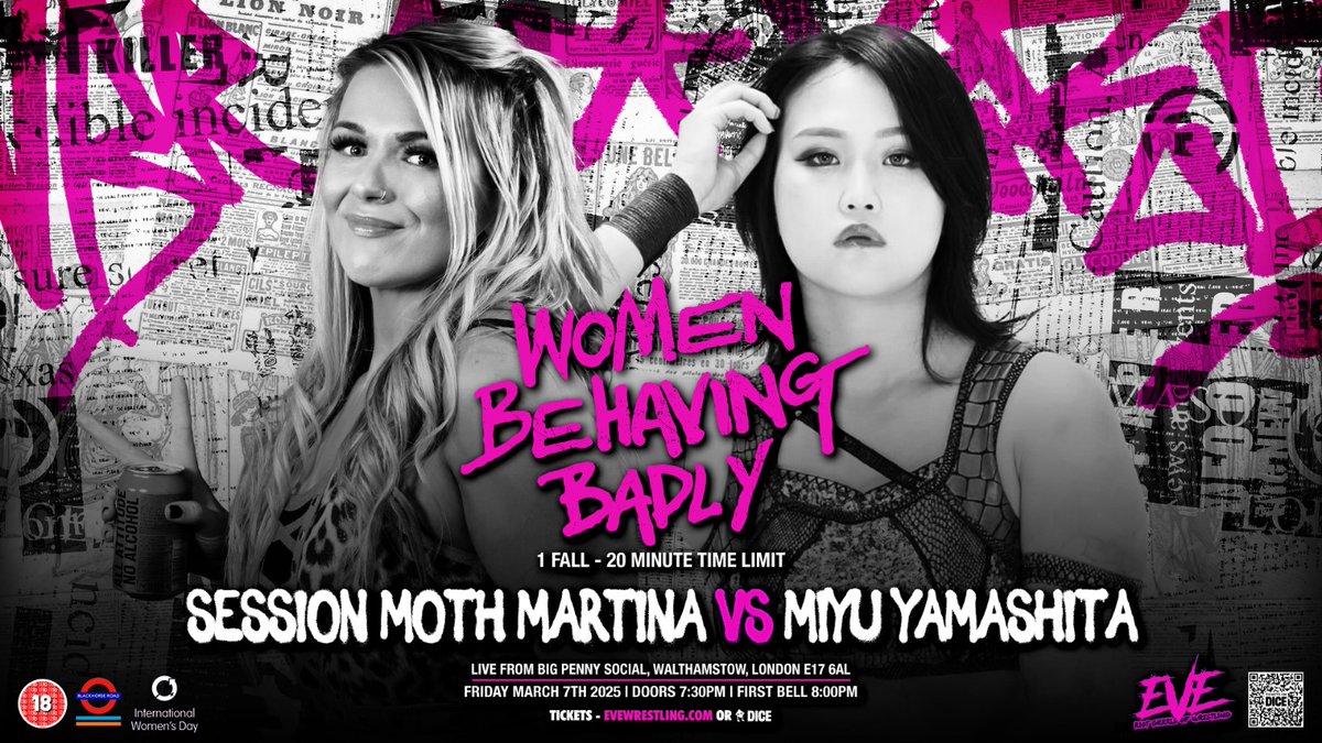 A lot of people get Martina wrong.
They think she's oblivious to how certain types of fans view her.

On Friday March 7 at Women Behaving Badly, Martina's not doing this because some fans believe she can't, she's doing this because she believes she can.

Not for them... 
FOR HER.