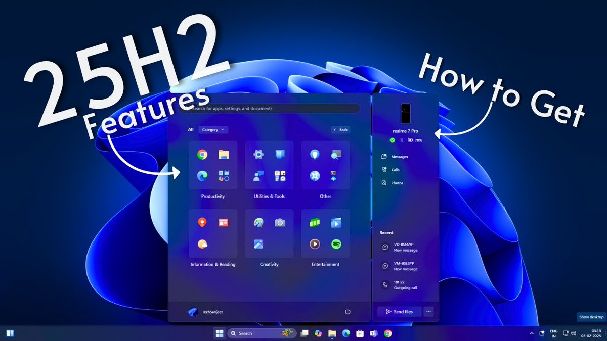 🔥 Windows 11 25H2: Unlock Upcoming Features Early! 🚀

Details: youtu.be/LylGuGp_Pag

#Windows11 #updates #EarlyGem