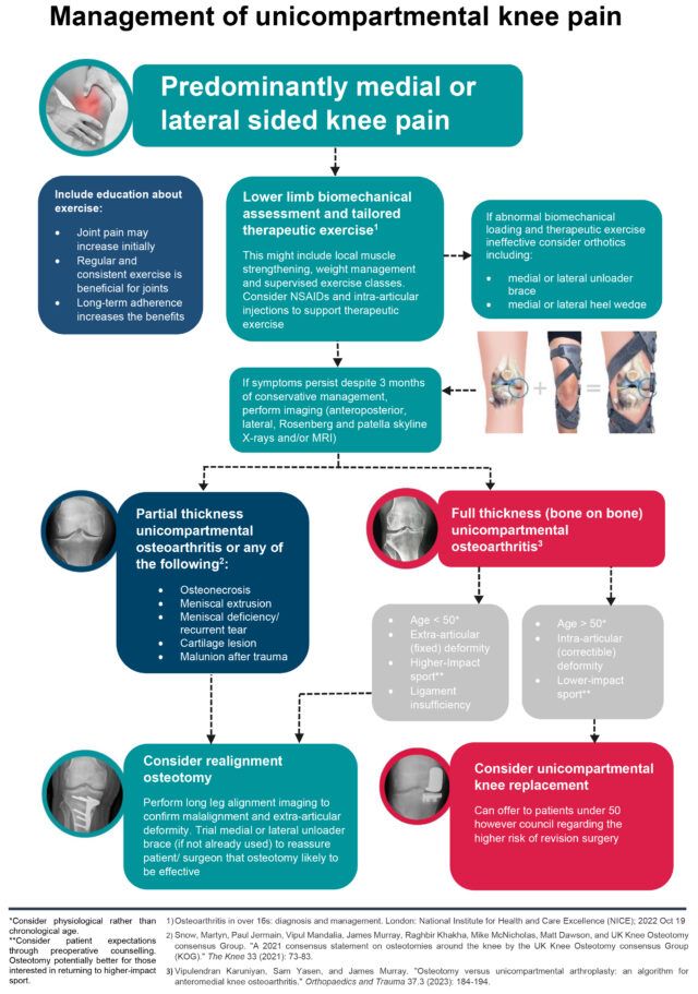 ⚠️ Unicompartmental Knee Pain

Are patients being overtreated with total knee replacements? What can we do? 🤷‍♂️

NEW #BJSMBlog with infographic on the management of unicompartmental knee pain

Read ➡️ bit.ly/3EsSydN
