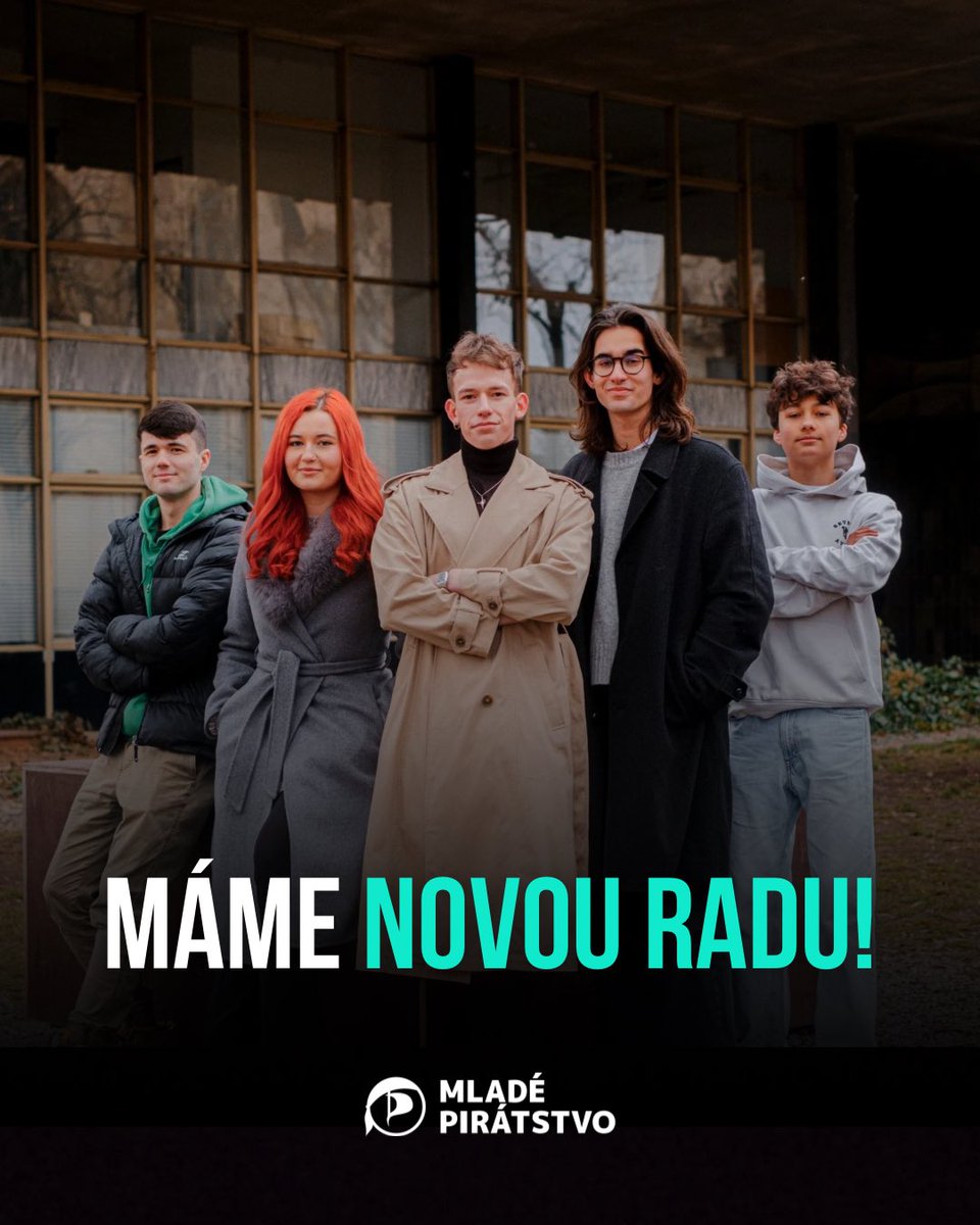 🏴‍☠️ Mladé Piratstvo má nové vedení. Česko čeká náročný rok, my však uděláme vše pro to, aby témata mladých lidí ve volbách nezapadla a aby byl hlas mladých v politice slyšet. ✊