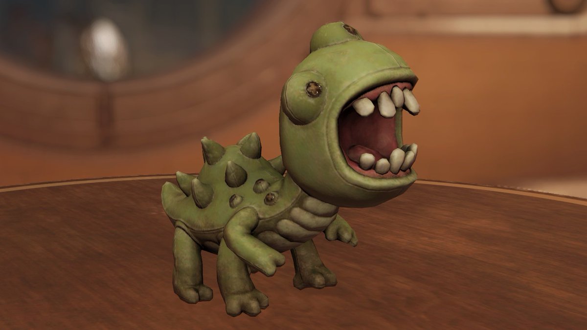 Have a look at this handmade Snallygaster plushie I got from my friends! 🥰
Always found the Snallygaster plushie in Fallout 76 very cute! So much that I placed one in each CAMP that I build - and now I have a real one! 😍 

#Fallout76