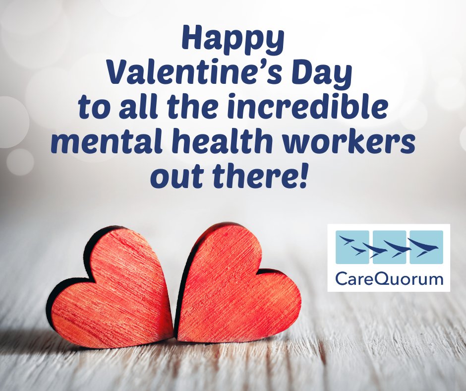 CareQuorum's tweet photo. Happy Valentine's Day to the incredible mental health workers from https://t.co/VUg2GWmh7A!  Your compassion, dedication, and unwavering support bring healing and hope to so many hearts. #ValentinesDay #SpreadLove https://t.co/KyrzptXfF5