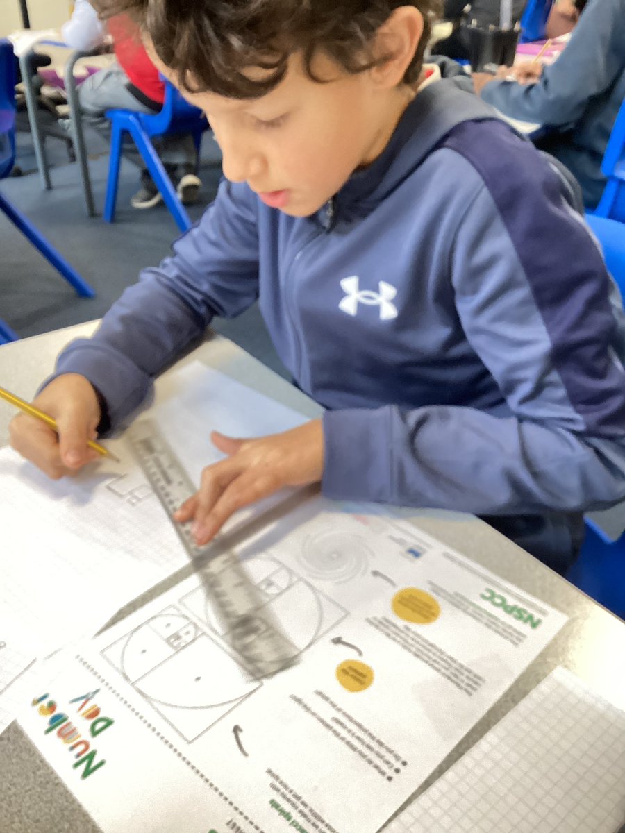 TH_Year6's tweet image. On number day we had a challenge to create an image using Fibonacci numbers. We had had some brilliant creations. @PathfinderMAT @TangHallPrimary #nspccnumberday