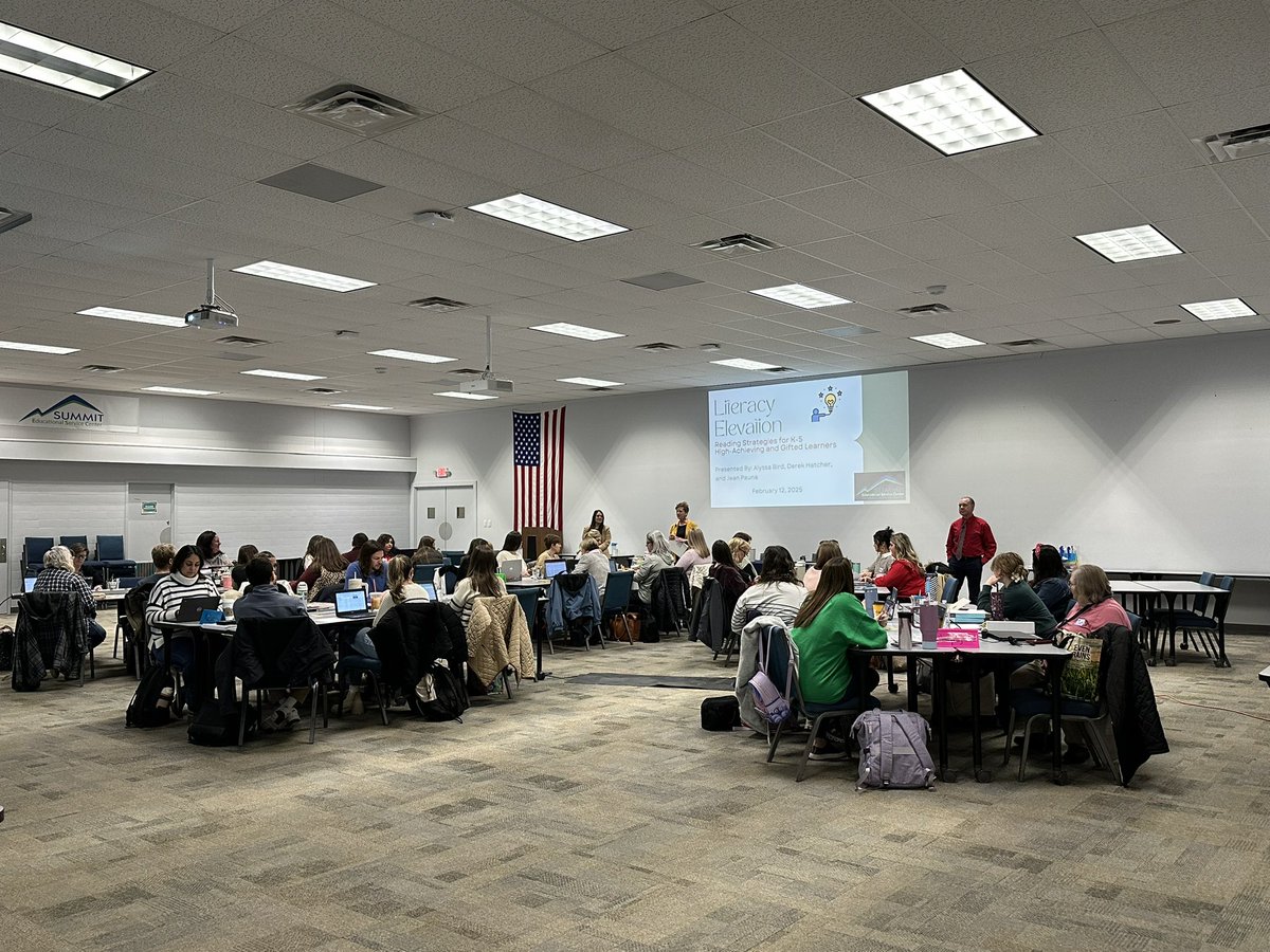 PattAndrea's tweet photo. Starting off the day strong with establishing our “why” during the “Elevating Literacy for High Achieving Learners” PD. @SummitCountyESC @SESC_Curriculum @alyssa__bird https://t.co/s5U8EJ8mPk