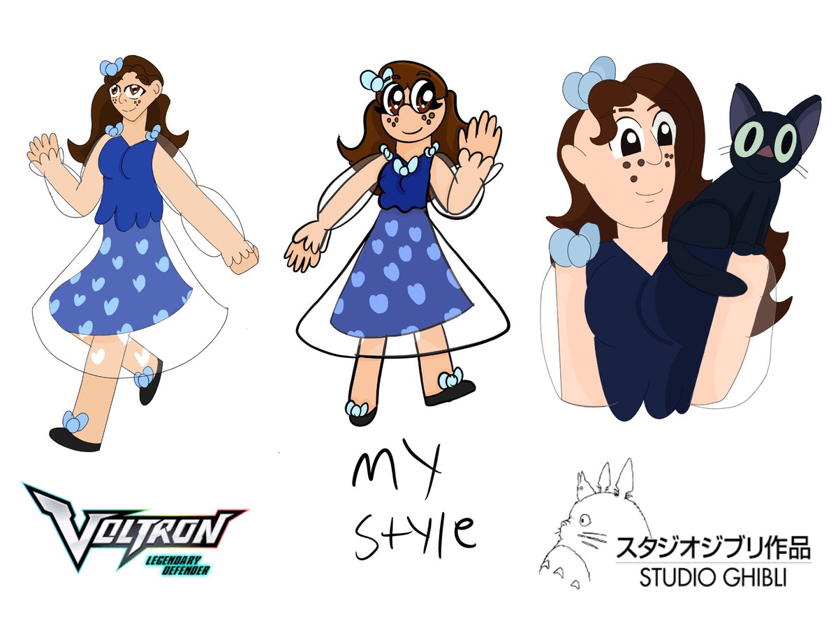 My friends and I decided to do an art style challenge; the first two are Voltron and Ghibli #art #artstylechallenge #digitalart #Voltron #ghibli