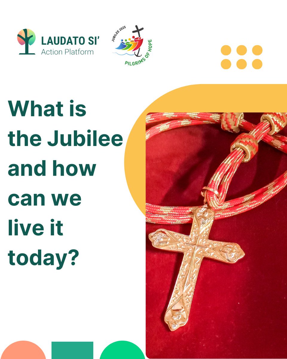 lsap_eng's tweet image. What is the #Jubilee? Learn how this sacred reset invites us to restore justice, renew creation, and deepen our #EcologicalConversion through the #LaudatoSi Action Platform. 🌿 Read more:  bit.ly/jubileeLSAP