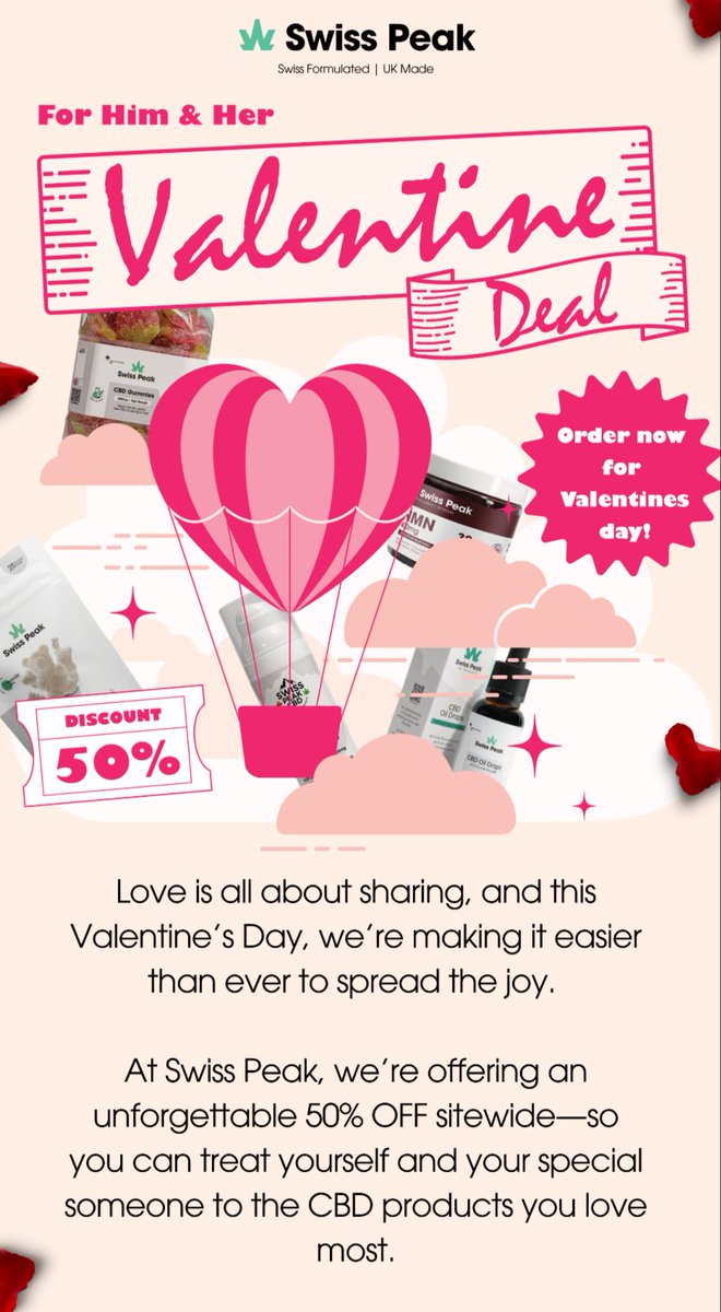 spookmediauk's tweet photo. ❤️❤️❤️❤️❤️❤️❤️❤️❤️❤️❤️❤️❤️

WHAT A DEAL!!!

Treat the other half this Valentine's day 

Go and check out @SwissPeakCBD 

❤️❤️❤️❤️❤️❤️❤️❤️❤️❤️❤️❤️❤️❤️ https://t.co/0vnzEl7kit
