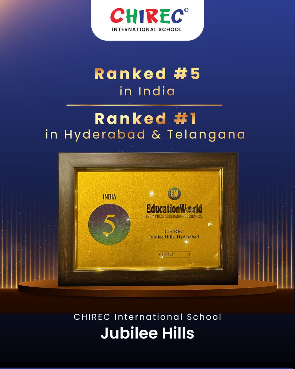 ChirecSchool's tweet photo. Teamwork makes the dream work! We are grateful to our beloved students, dedicated faculty, and supportive parents. These awards are a testament to our incredible community’s efforts. #EducationWorld #AwardWinning #StudentSuccess #CHIRECInternational https://t.co/KgvJUYJQVv
