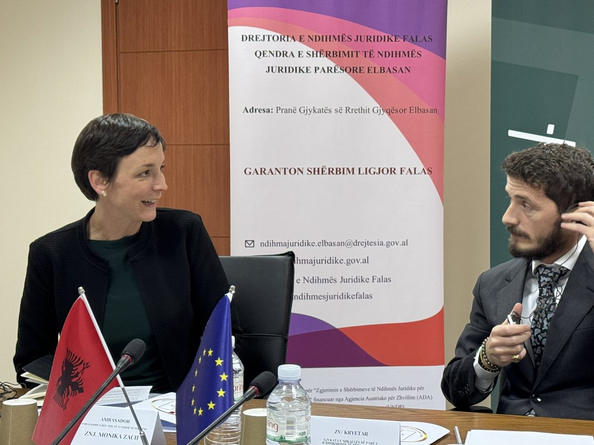 UNDP in Albania (@undpalbania) on Twitter photo <a href="/RandiDavisUNDP/">Randi Davis</a> <a href="/XicoRoquette/">Francisco Roquette</a> <a href="/EntelaLako/">EntelaLako</a> <a href="/VilmaCobani/">Vilma Cobani</a> The free legal aid center in Elbasan is 1/12 centers established in the context of the <a href="/ADCinAlbania/">ADC in Albania</a> - funded project implemented by UNDP. Since its establishment in 2022, the center has assisted 513 people to #AccessJustice through primary legal aid services. We are grateful to <a href="/RandiDavisUNDP/">Randi Davis</a> <a href="/XicoRoquette/">Francisco Roquette</a> <a href="/EntelaLako/">EntelaLako</a> <a href="/VilmaCobani/">Vilma Cobani</a> The free legal aid center in Elbasan is 1/12 centers established in the context of the <a href="/ADCinAlbania/">ADC in Albania</a> - funded project implemented by UNDP. Since its establishment in 2022, the center has assisted 513 people to #AccessJustice through primary legal aid services. We are grateful to