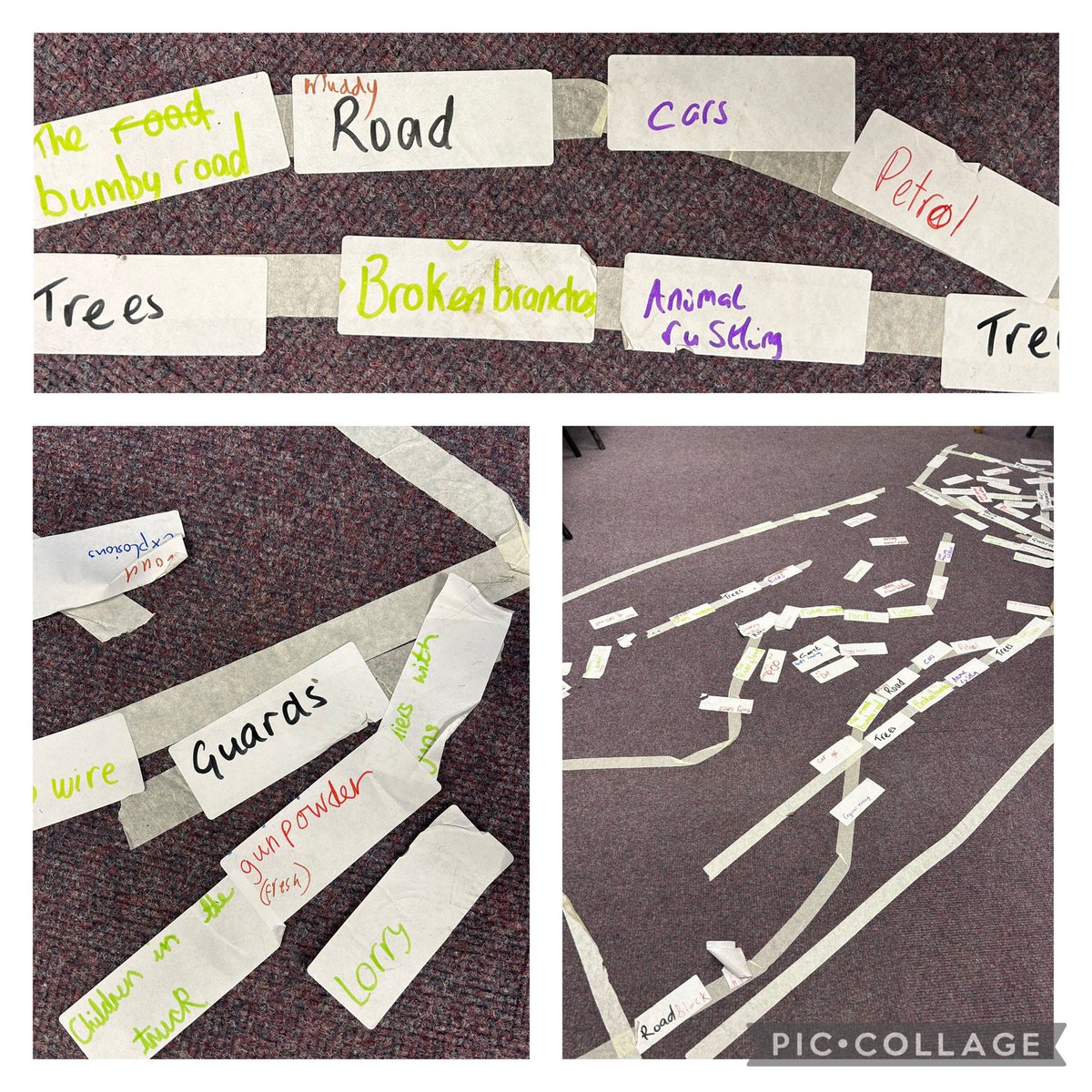 As always, learning has been interactive all over the academy this week. Here is some of the work from year 6 as they mapped out the journey of Rose Blanche and chose vocabulary to enhance their writing. Thank you <a href="/Unicorn_Theatre/">Unicorn Theatre</a> for the inspiration. 
#oasisacademies