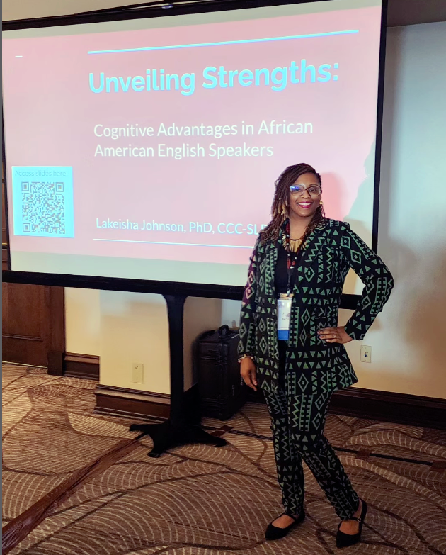 TheFCRR's tweet photo. Recently, @DrJ_SLP hit the road to South Carolina to deliver the Lunch & Learn Keynote at the South Carolina Speech-Language-Hearing Association annual conference. Proud to see #FCRRInTheField sharing insights and expertise! https://t.co/V5Hyzfe69e