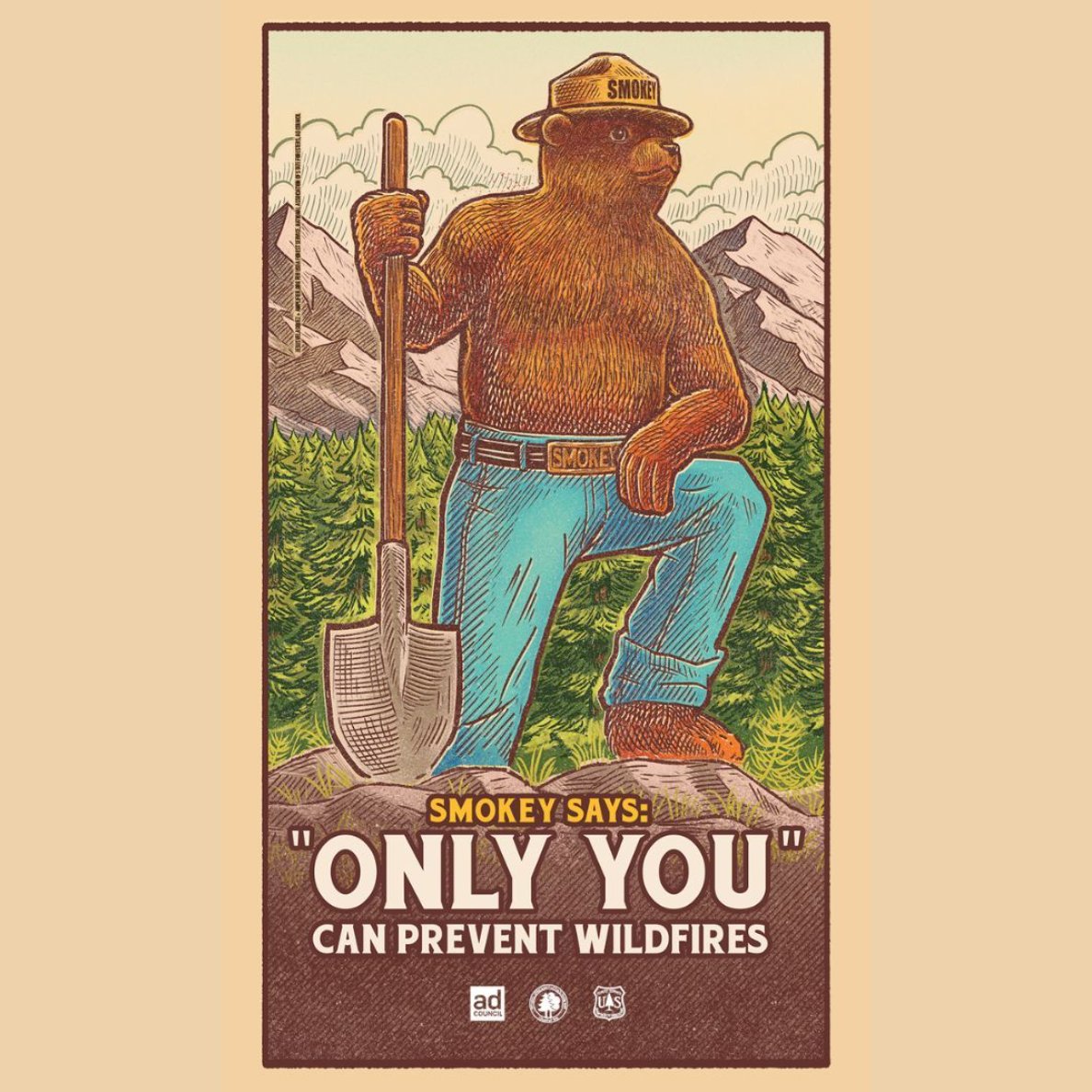Each of us plays a part in preventing unwanted human-caused wildfires before they start. Visit SmokeyBear.com to learn more wildfire prevention tips!
