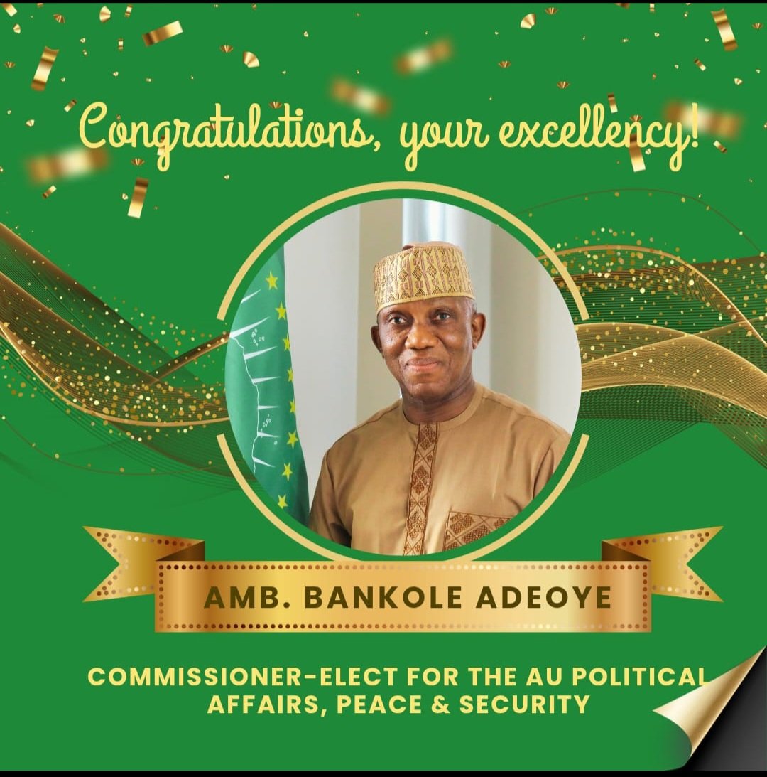 Congratulations to my boss! Wishing you a successful second term <a href="/Bankole_Adeoye/">Amb. Bankole Adeoye</a>
