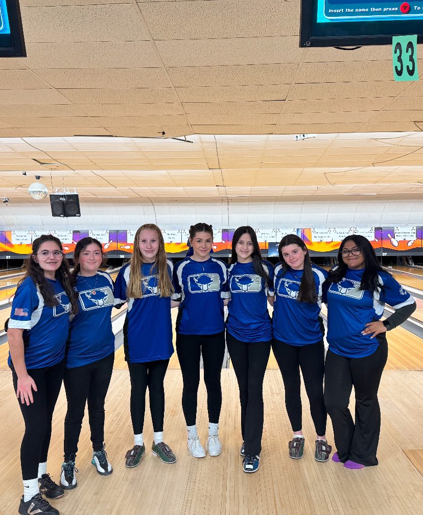 Good luck to the Girls Bowling team today at Class A Sectionals! #hornsup