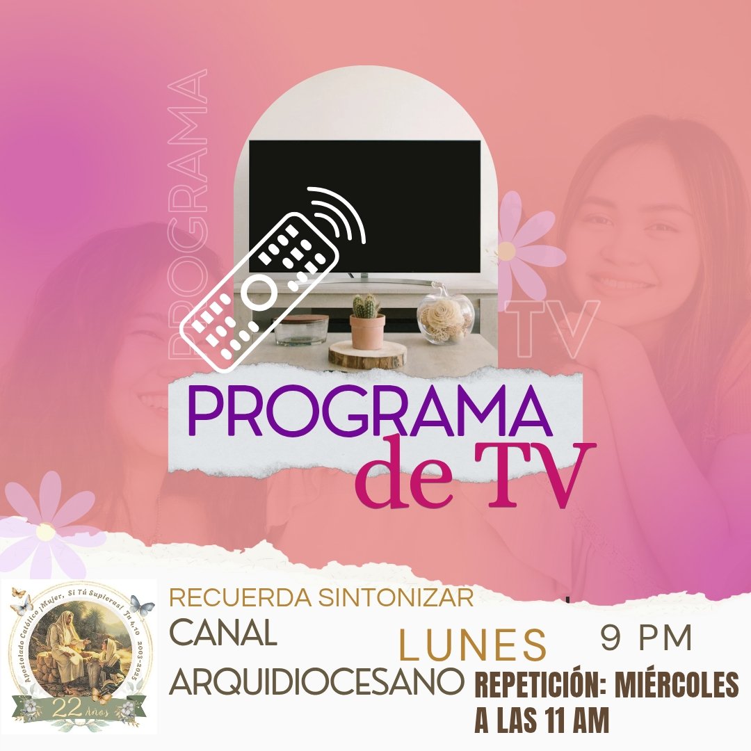 msitusupieras's tweet image. Si no te fue posible sintonizar tu Programa MSTS en Canal Arquidiocesano, o bien deseas verlo nuevamente, hoy a las 11 am puedes hacerlo.

Y no te pierdas tu segmento favorito.

#mujersitusupieras 
#programatv 
#canalarquidiocesano