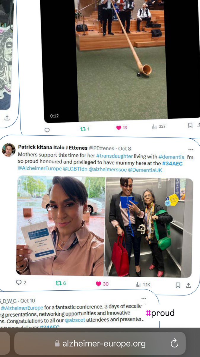 Patrick kitana Italo J Ettenes (@pettenes) on Twitter photo Sometimes a little reminder goes a long way. Thanks to <a href="/AlzheimerEurope/">Alzheimer Europe</a> for hosting me last year and <a href="/alzheimerssoc/">Alzheimer's Society</a> for the bursary that allowed myself to travel with mother so she could watch her son /daughter do what she does best. #dementia #nonbinary #healthcare Sometimes a little reminder goes a long way. Thanks to <a href="/AlzheimerEurope/">Alzheimer Europe</a> for hosting me last year and <a href="/alzheimerssoc/">Alzheimer's Society</a> for the bursary that allowed myself to travel with mother so she could watch her son /daughter do what she does best. #dementia #nonbinary #healthcare