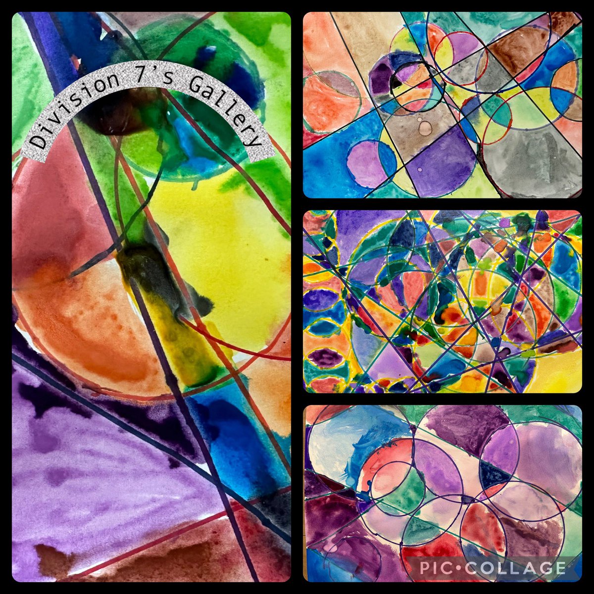 Creations of colour, line and shapes by our grade 2 &amp; 3 students. <a href="/burnabyschools/">Burnaby Schools</a> <a href="/KristinSchnider/">Kristin Schnider (she/her)</a> #ArtistSpotlight