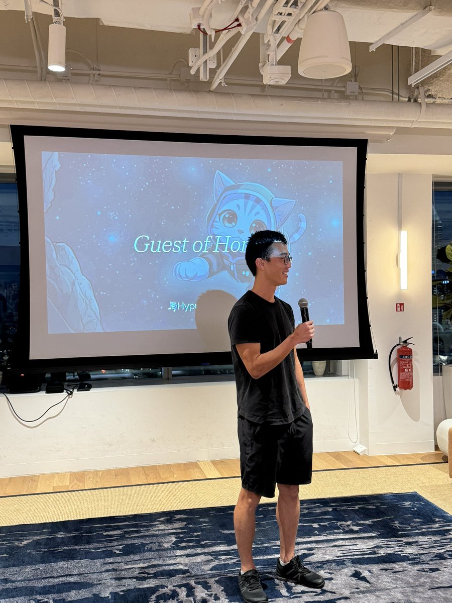 HypurrCollective.hl 🐱 (@hypurr_co) on Twitter photo What an amazing turnout today! ❤️
With 100+ joining us, and <a href="/chameleon_jeff/">jeff.hl</a> gracing us with a speech and some trivia.
We had 15 projects share on what they were building, from <a href="/hyperdrivedefi/">Hyperdrive</a> <a href="/ResolvLabs/">Resolv Labs</a> @TheoNetwork_ <a href="/kinetiq_xyz/">Kinetiq</a> <a href="/pendle_fi/">Pendle</a> <a href="/PythNetwork/">Pyth Network 🔮</a> <a href="/HedgewaterDAO/">Hedgewater</a> What an amazing turnout today! ❤️
With 100+ joining us, and <a href="/chameleon_jeff/">jeff.hl</a> gracing us with a speech and some trivia.
We had 15 projects share on what they were building, from <a href="/hyperdrivedefi/">Hyperdrive</a> <a href="/ResolvLabs/">Resolv Labs</a> @TheoNetwork_ <a href="/kinetiq_xyz/">Kinetiq</a> <a href="/pendle_fi/">Pendle</a> <a href="/PythNetwork/">Pyth Network 🔮</a> <a href="/HedgewaterDAO/">Hedgewater</a>