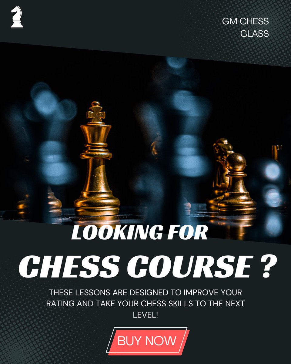 donation007bro's tweet image. 🚨 Level up your chess game! 🚀 My GM Chess Masterclass recording is NOW on sale! 🧠✨ Don't miss out on expert strategies to dominate the board. 🔥 Limited time offer! ⏳ #ChessMasterclass #GMChess #LearnChess #ChessTips #ChessStrategy #GameOfKings