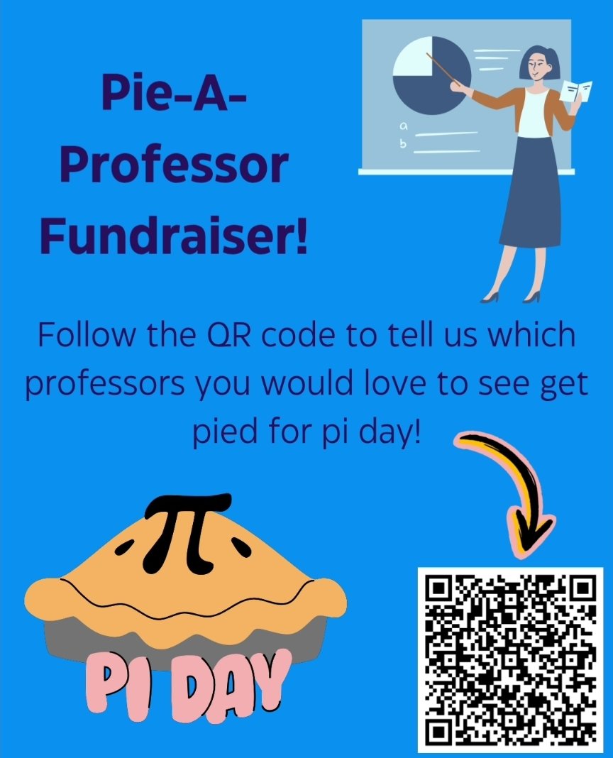 Let us know what professors you want to see get pied in the face for pi day!